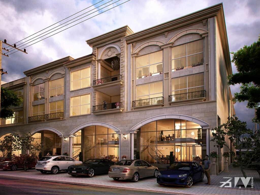Modern Allied School building facade
